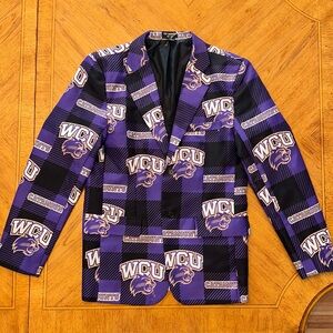 Western Carolina University Top Drawer Men's Blazer Jacket Size Medium All Over
